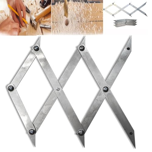 Picket Master Pro 3-Punkt-Mittelpunktfinder für präzise Messungen, Zentrierhilfe und Layout-Tool mit Zentrierfunktion für gleichmäßige Abstände (1 Pcs)'