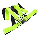 NIYANGLE Reflektierende Warnweste aus Polyester mit Verstellbarem Sitz und Hoher Sichtbarkeit für...