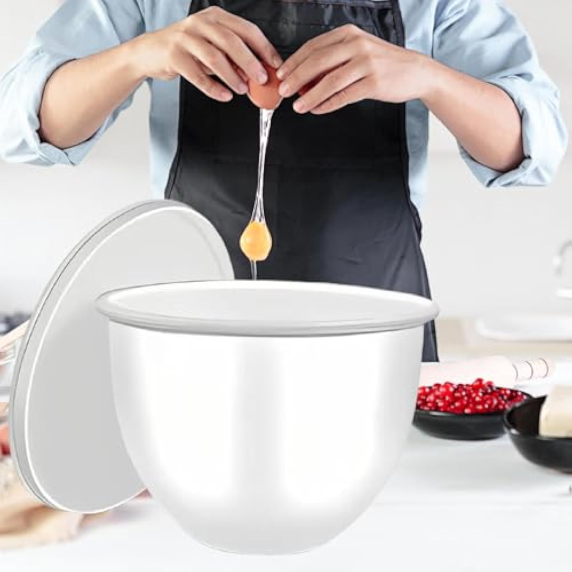 Silicone Liner for Mixer, White Kitchen Tool