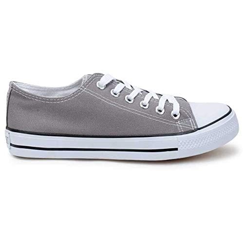 Image of Stylish Trendy Lightweight Canvas Casual Mid Top Sneaker Shoes for Women & Girls