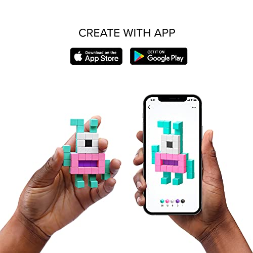 PIXIO-1600 Design Series Magnetic Blocks Building Toys - Magnetic Building Blocks for Kids - Magnetic Cubes for Kids Toy Building Sets - STEM Toys Cube Magnets for Kids - Magnet Blocks Open Ended Toys