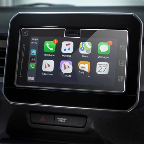 Verre trempé pour écran GPS Suzuki Ignis évite les reflets et rayures