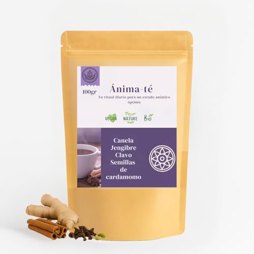 Yogui Spice Tea – Infusión Ayurvédica sin Teína con Canela, Jengibre | Té Detox Natural adelgazante | Infusión Relax para Dormir o Meditar | Alternativa al Chai Latte, Rooibos y Tés Twinings Yogui Spice Tea – Infusión Ayurvédica sin Teína con Canela, Jengibre | Té Detox Natural adelgazante | Infusión Relax para Dormir o Meditar | Alternativa al Chai Latte, Rooibos y Tés Twinings