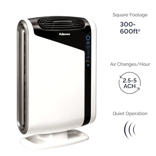 Image of Fellowes AeraMax 300 Large Room Air Purifier Mold, Odors, Dust, Smoke, Allergens and Germs with True HEPA Filter and 4-Stage Purification, White