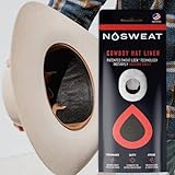 No Sweat Cowboy Hat and Riding Helmet Liner/Sweat Absorber (6 Pack)