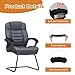 Office Chair Armrest Covers, Removable Arm Rest Covering Stretchable Elastic Slipcover Protector Sleeve Washable Arms Covers Protectors Easy Install & Clean (Black)
