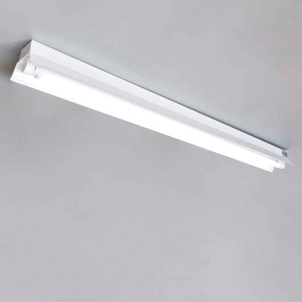 Amazon | LED蛍光灯器具 笠付型 20W形2灯用 LED蛍光灯器具 led蛍光灯