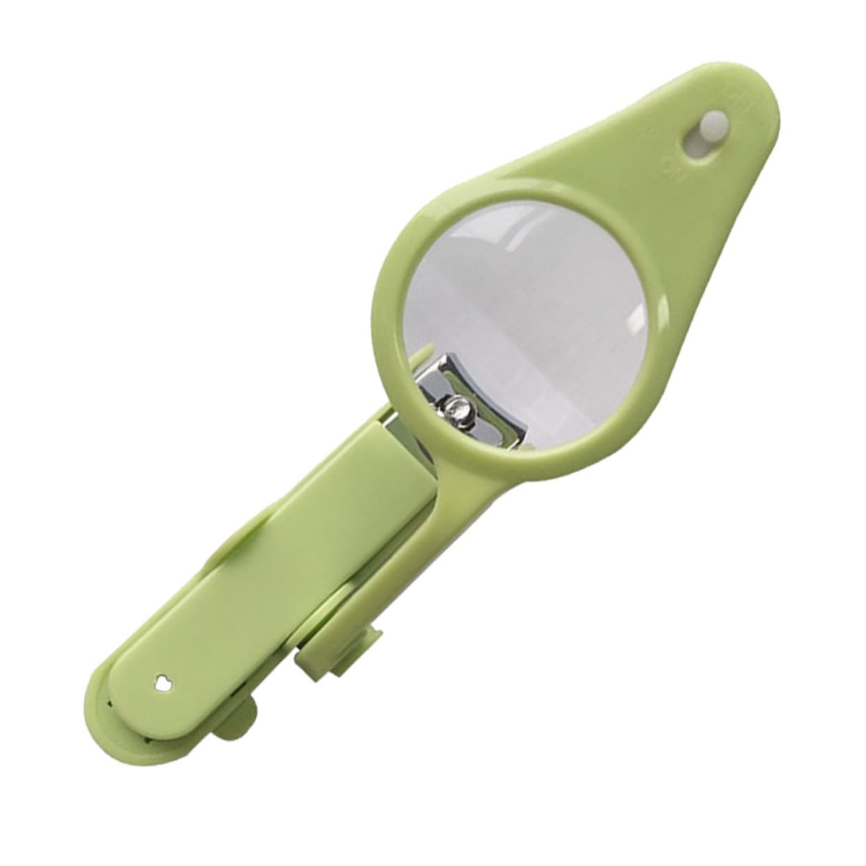 Toyvian 3pezzi Cutter Per Unghie Per Luce e Ingranditore Manicure Sicuro e Pratico Per Unghie Verde