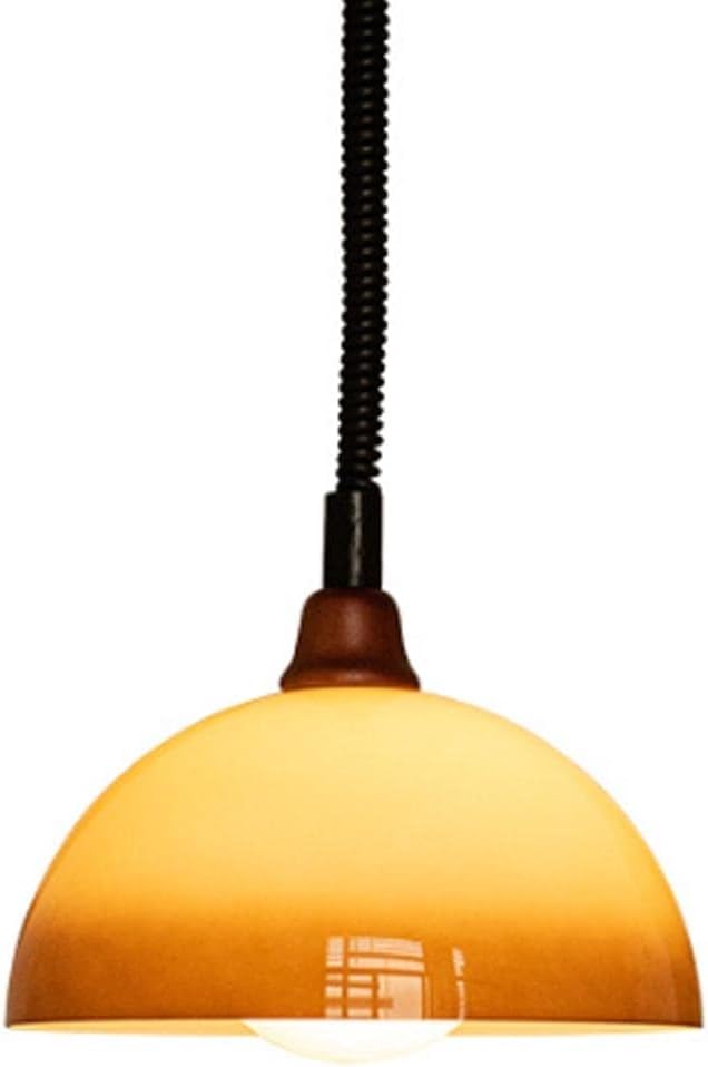 Lámpara colgante moderna de color naranja Compatible with escuela, iluminación colgante de cristal de leche de 11,81 pulgadas,Candelabros