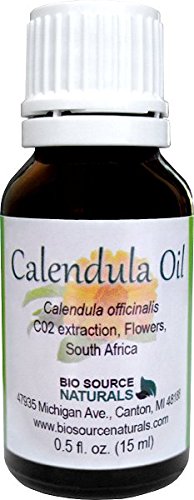 BioSource Naturals Calendula (Calendula officinalis) Oil 0.5 Fl Oz / 15 Ml - Beneficial for Skin