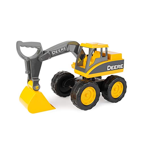 TOMY John Deere Sandbox Big Scoop Excavator Toy with Tilting Dump Bed - John Deere Construction Toys - Toddler Toys for Sandbox - Frustration Free Packaging - 15 Inch by John Deere - Used condition - US$26.63