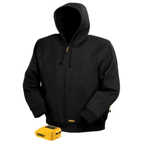 Dewalt Dchj061B-Xl 20V/12V Max Black Hooded Heated Jacket And Adaptor, X-Large #TOP8