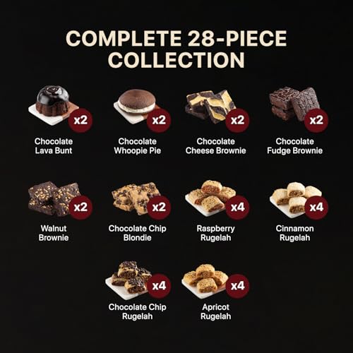 Dulcet Gift Basket Premium Assortment of Baked Goods - Gift Basket Gifts for Women, Men, Families, Holiday, Thank You Present, Get Well, Sympathy Care