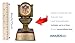 Last Place Fantasy Football Trophy Funny Award for Loser - 2025 Toilet Bowl Trophies with Engraved Plates - Personalized Custom Awards for FFL League Losers - 6 Inches Tall - Customize Now