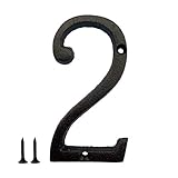 5.5 Inch House Number, Metal Address Number, Decoration Door, Street, Mailbox, Home, Easy to Install