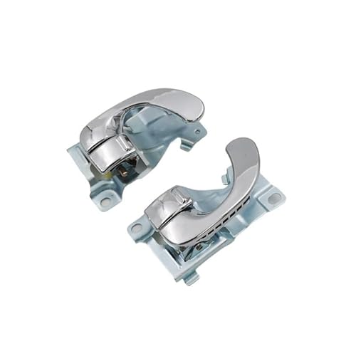 Lccozmd 1 Pair For Front Or Rear Inner Handle Chrome Left&Right For Mitsubishi For Delica L400 1995-2005 For Galant 1999-2003(1 Pair)