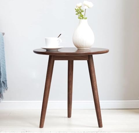 Solid Wood Side Table Sofa Sideboard Nordic Small Round Coffee Table Living Room Side Table Small Round Table