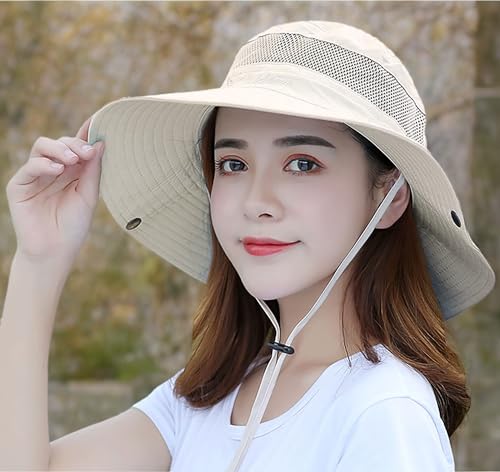 Gorro tipo bucket para sol para mujer con protección UV miniatura 7