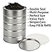 AKOLAFE 6 Pack Large Coffee Canisters with Airtight Lids 32 OZ Empty Coffee Container for Ground Coffee Storage Kitchen Canister Set Tea Storage Containers Metal Can Tea Tins for Loose Tea Bean Sugar