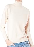 LONGMING Women's Cashmere Slim Fit Turtleneck Long Sleeve Winter Pullover Wool Sweater Tops