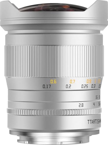 TTArtisan 11mm F2.8 E �t���t���[���蓮���L�p���჌���Y Sony E�}�E���gA7�AA7II(A7M2)�AA7III�AA7M3�AA7R�AA7RII(A7RM2)�AA7RIII(A7RM3)�AA7R�A�V���o�[�o�[�W�����ɑΉ��B