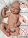 Abenduot 18inch Open Mouth Full Body Silicone Baby Dolls,Lifelike Soft Solid Silicone Newborn Doll Anatomically Correct Girl Dolls-Pascale