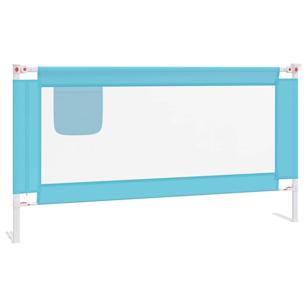 Generisch Kleinkind-Bettschutzgitter Blau 160x25 cm Stoff,Baby & Kleinkind,Babysicherheit,Baby-Bettschutzgitter,10212