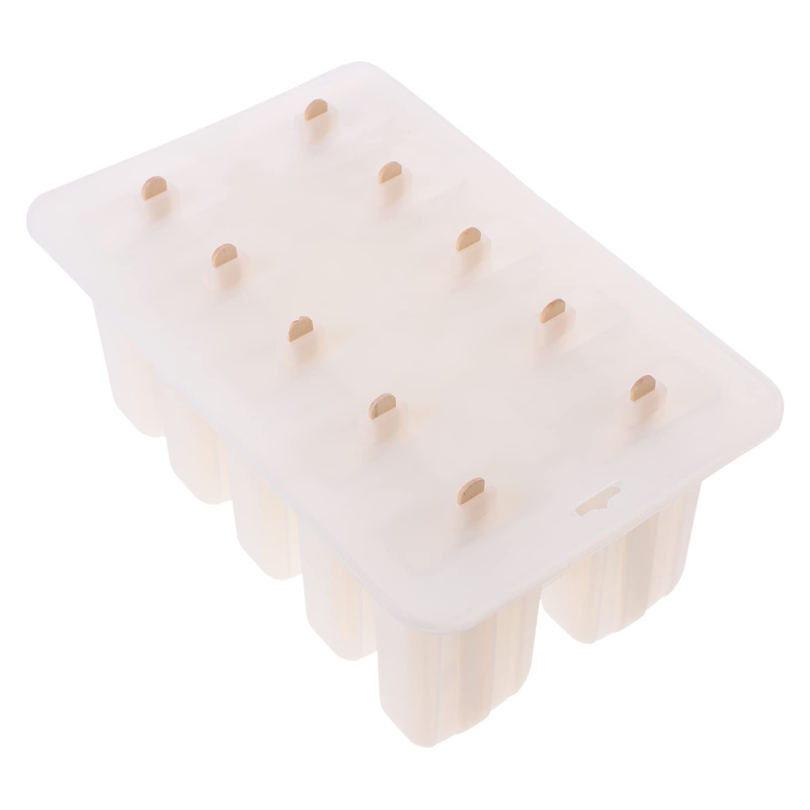 Moule à Glaces DIY en Silicone, Lot de 10 avec Bâtonnets