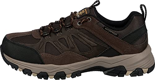 Skechers Skechers Men's Selmen-Enago Hiking Shoe, Chocolate, 10 M US