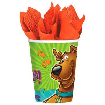 Scooby Doo Birthday Party Supplies Pack For 16 Guests With Scooby Doo Party Plates, Napkins, Cups, Tablecover, Cutlery, One Favor Cup and Pin - Thumbnail 5