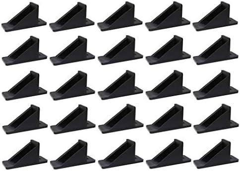 JSP Manufacturing V2-MINI Roof Guard Snow Guard Prevent Sliding Ice Snow Stop Buildup Plastic Multipack-Multicolor (100, Black)