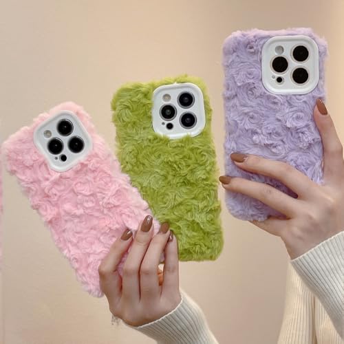 Protection en peluche chaude iPhone 15 Max haute densité antichute - 6