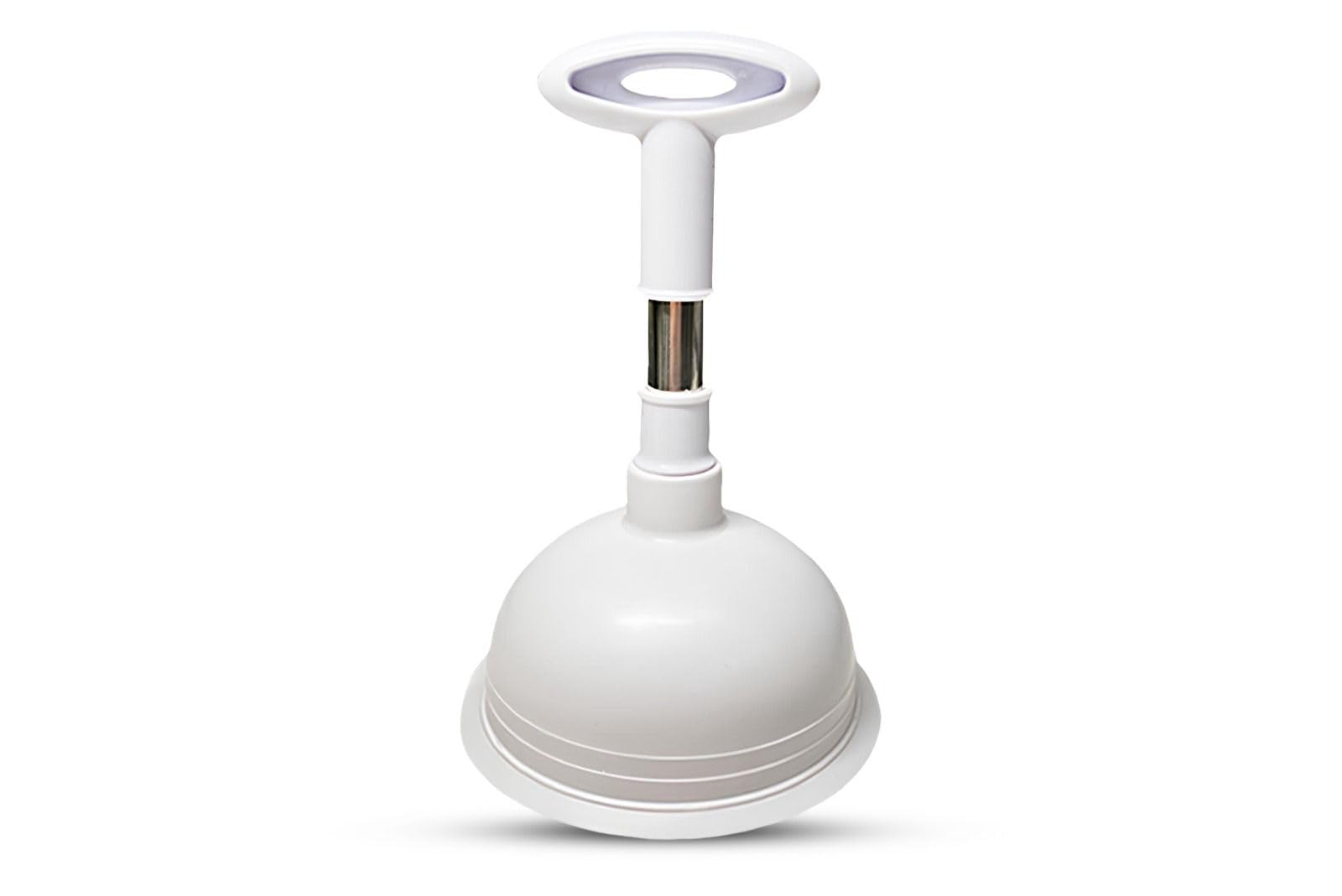 Powerful Sink Plunger Durable Handle & Rubber Suction| Toilet Plunger Unblocker with Plastic or Wooden Handle & Red Rubber Sucker | Sink Plungers for Unblocking basins (Small Plastic) (1, White)-image-34
