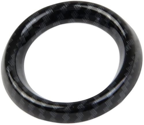 Miniatura 4 de crosselec Tapacubos de fibra de carbono para Chevrolet Corvette C8 2020-2023 (anillo externo), anillo exterior negro, (21JB-KWT82-121)