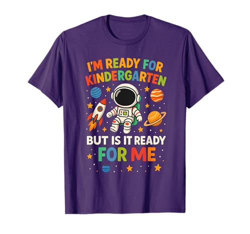 Kindergarten Student Teacher Astronaut Space Back to School T-Shirt