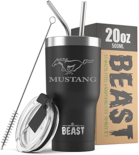Ford Mustang Logo 20 oz Insulated Tumbler