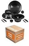 JUST SOUND best choice for caraudio Lautsprecher Boxen Einbaupaket für Musway ME6.2C kompatibel mit Skoda Karoq vorne | 2X Tief-Mitteltöner 2X Hochtöner