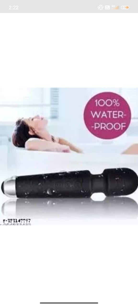 VYNEX Professional Cordless Electric Body Massager for Pain Relief | Handheld Personal Full Body Massaging Device | Ergonomic Grip | Multiple Speed Modes | Home, Travel & Gym Use 1