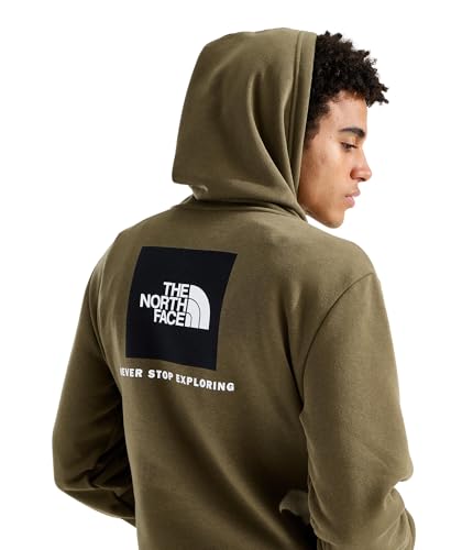 Image of THE NORTH FACE Men's Evolution Box NSE Hoodie | Sweatshirt With 2 Piece Hood, Adjustable Drawcord, Kangaroo Hand Pocket