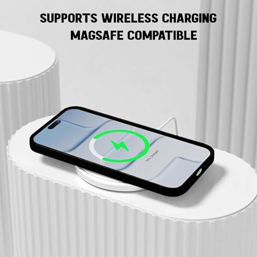 Image of Kratos Active Grip Silicone Case Cover Compatible with iPhone 17 Air - Enhanced Protection, Wireless Magnetic Charging Case with Raised Edge Camera & Screen Protection, Shock-Resistant Design Black