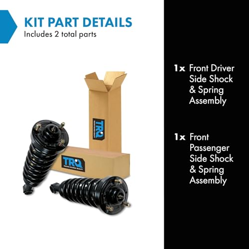 Image of TRQ Front Shock Struts & Springs Left & Right Pair Set for F150 Pickup Truck