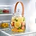 Imagen de FytStycale Jarra con Grifo Boca Ancha Jarra Agua Fría Tapa Hermética Dispensador Infusión Fría para Refrigerador
