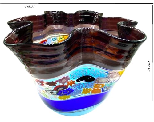 Vase en verre de Murano d'exception avec Murrine MDMILL05A - 6