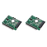 Tacdas 2X MSATA SSD zu 44 Pin IDE Konverter Adapter Als 2,5 IDE HDD PCI E Express Konverter Adapter für Laptops