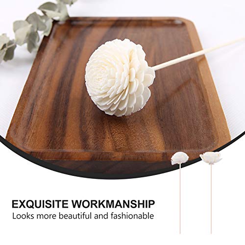 ARTIBETTER 2 Unidades de Difusor de Palheta Varas de Rattan Rosa Flor Em Botão de Reposição Recarga