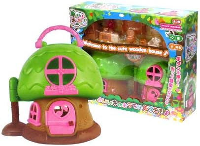 Amazon 森のおおきな木のおうち ボタンを押すと 光って音楽がながれる かわいい 家具 小物 いっぱい きのおうちに ようこそ ままごと ごっこ遊び おもちゃ