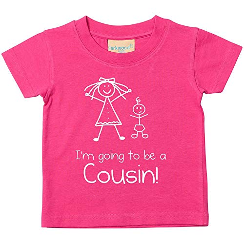60 Second Makeover Limited I'm Going to be a Cousin - Camiseta para bebé (Tallas 0-6 Meses a 5-6 años), Color Rosa