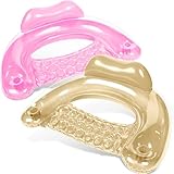 SLOOSH Inflatable Pool Floats Adult,2 Pack Pool Chairs with Cup Holders,Pure Blow up Floats Chair,Hammock Noodle Mat for Relaxing Summer Water Fun Swimming Party Beach,Pink,Champagne