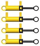 LEGO Technic 4 pcs NEW YELLOW MINI PNEUMATIC PISTON CYLINDERS Air pressure Pump pack lot set switch...