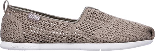 Skechers Skechers Women's BOBS Plush Lite Peek Slip-On,Taupe,US 8.5 W
